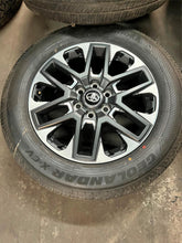Load image into Gallery viewer, Set of 4 OEM Takeoff 20&quot; &#39;22-&#39;25 Toyota Tundra Wheels 265/60R20 Yokohama X-CV LT

