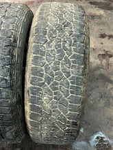 Load image into Gallery viewer, Set of Used &#39;11-&#39;25 Sierra 2500 3500 Denali Ultimate Rims 275/65R20 Goodyear LT
