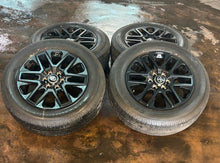 Load image into Gallery viewer, Set of 4 OEM Takeoff &#39;23-&#39;25 Toyota Sequoia Tundra Black Rims 265/60R20 Tires LT

