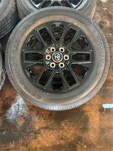 Load image into Gallery viewer, Set of 4 OEM Takeoff &#39;23-&#39;25 Toyota Sequoia Tundra Black Rims 265/60R20 Tires LT
