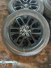 Load image into Gallery viewer, Set of 4 OEM Takeoff &#39;23-&#39;25 Toyota Sequoia Tundra Black Rims 265/60R20 Tires LT
