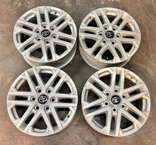 Load image into Gallery viewer, New Set of 4 OE Takeoff &#39;23-&#39;25 Toyota Tundra/Sequoia 18&quot; Silver Rims 75281 LT
