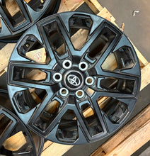Load image into Gallery viewer, Set of Four OEM Takeoff &#39;22-&#39;25 Toyota Tundra Sequoia 20&quot; Black Wheels 75276
