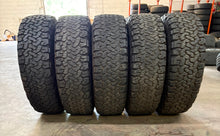 Load image into Gallery viewer, Set of Five Used 17&quot; &#39;21-&#39;25 Ford Bronco Wheels on 285/70R17 BFGoodrich TAKO2 LT
