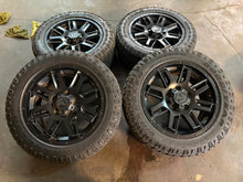 Load image into Gallery viewer, Set of 4 Used 20&quot; &#39;07-&#39;21 Toyota Tundra T Force OEM Wheels 275/55R20 Goodyear LT
