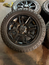Load image into Gallery viewer, Set of 4 Used 20&quot; &#39;07-&#39;21 Toyota Tundra T Force OEM Wheels 275/55R20 Goodyear LT
