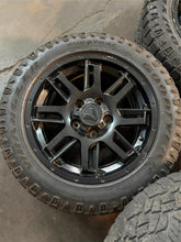Load image into Gallery viewer, Set of 4 Used 20&quot; &#39;07-&#39;21 Toyota Tundra T Force OEM Wheels 275/55R20 Goodyear LT
