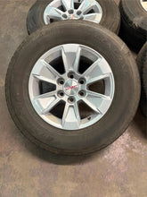 Load image into Gallery viewer, Set of Used &#39;00-&#39;25 GMC Sierra 1500 Silver OEM 5908 Wheels on 255/70R17 Tires LT
