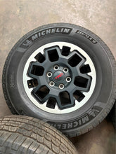 Load image into Gallery viewer, Set of 4 OEM &#39;24-&#39;25 Toyota Tacoma TRD Wheels on 265/70R17 Michelin LTX Tires LT
