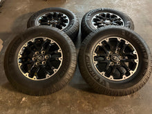Load image into Gallery viewer, Set of OEM Takeoff &#39;22-&#39;25 Toyota Tundra 18&quot; Wheels on 265/70R18 Michelin LTX LT
