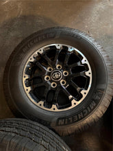 Load image into Gallery viewer, Set of OEM Takeoff &#39;22-&#39;25 Toyota Tundra 18&quot; Wheels on 265/70R18 Michelin LTX LT
