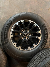 Load image into Gallery viewer, Set of OEM Takeoff &#39;22-&#39;25 Toyota Tundra 18&quot; Wheels on 265/70R18 Michelin LTX LT
