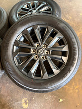 Load image into Gallery viewer, Set of 4 &#39;22-&#39;25 Toyota Tundra 20&quot; Dark Charcoal Rims 265/60R20 Yokohama Tire LT

