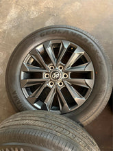 Load image into Gallery viewer, Set of 4 &#39;22-&#39;25 Toyota Tundra 20&quot; Dark Charcoal Rims 265/60R20 Yokohama Tire LT
