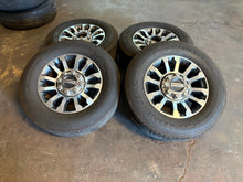 Load image into Gallery viewer, Set of 4 OEM 18&quot; &#39;05-&#39;25 Ford F-250 F-350 10289 Wheels 275/65R18 Continental LT
