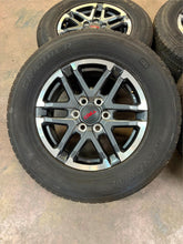 Load image into Gallery viewer, Set of 4 OEM Takeoff &#39;24-&#39;25 Toyota Tacoma TRD Wheels 265/65R18 General HTS LT
