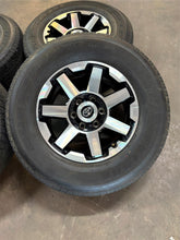 Load image into Gallery viewer, Set of 4 Used OEM &#39;05-&#39;23 Toyota Tacoma 17&quot; Wheels on 265/70R17 Bridgestone LT
