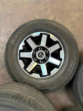 Load image into Gallery viewer, Set of 4 Used OEM &#39;05-&#39;23 Toyota Tacoma 17&quot; Wheels on 265/70R17 Bridgestone LT
