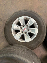 Load image into Gallery viewer, Used Set of &#39;00-&#39;25 GMC Sierra 1500 Silver OEM 5908 Wheels on 255/70R17 Tires LT
