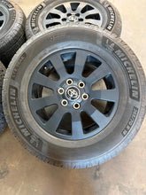 Load image into Gallery viewer, Set of Used &#39;24-&#39;25 Toyota Land Cruiser Dark Charcoal Rims 265/70R18 Michelin LT
