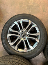 Load image into Gallery viewer, Set of 4 OEM &#39;24-&#39;25 Toyota Land Cruiser Machined Wheels 265/55R20 Yokohama LT
