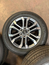 Load image into Gallery viewer, Set of 4 OEM &#39;24-&#39;25 Toyota Land Cruiser Machined Wheels 265/55R20 Yokohama LT
