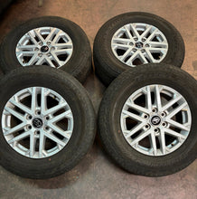 Load image into Gallery viewer, Set of 4 Used Takeoff &#39;22-&#39;25 Toyota Tundra 18&quot; Wheels 265/70R18 Bridgestone LT
