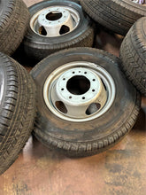 Load image into Gallery viewer, Set of 6 Used &#39;11-&#39;25 Chevrolet 3500 Dually 17&quot; Steel Rims 235/80R17 Michelin LT
