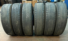 Load image into Gallery viewer, Set of Six Used OEM &#39;19-&#39;25 RAM 3500 Dually 17&quot; Black Wheels 235/80R17 Nexen LT

