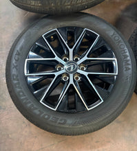 Load image into Gallery viewer, Set of Used Takeoff &#39;24-&#39;25 Lexus GX550 20&quot; Wheels 265/55R20 Yokohama Tires LT
