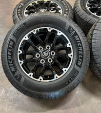 Load image into Gallery viewer, Set of Lightly Used OE &#39;22-&#39;25 Toyota Tundra 18&quot; Wheels on 265/70R18 Michelin LT
