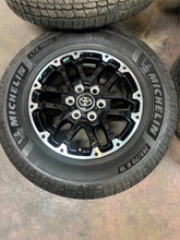 Load image into Gallery viewer, Set of Lightly Used OE &#39;22-&#39;25 Toyota Tundra 18&quot; Wheels on 265/70R18 Michelin LT
