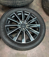 Load image into Gallery viewer, Set of 4 Used Takeoff &#39;24-&#39;25 Lexus GX550 22&quot; Wheels 265/50R22 Dunlop Tires LT
