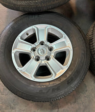 Load image into Gallery viewer, Set of Four OEM Used 18&quot; &#39;07-&#39;21 Toyota Tundra Wheels 275/65R18 Bridgestone LT
