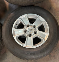 Load image into Gallery viewer, Set of Four OEM Used 18&quot; &#39;07-&#39;21 Toyota Tundra Wheels 275/65R18 Bridgestone LT

