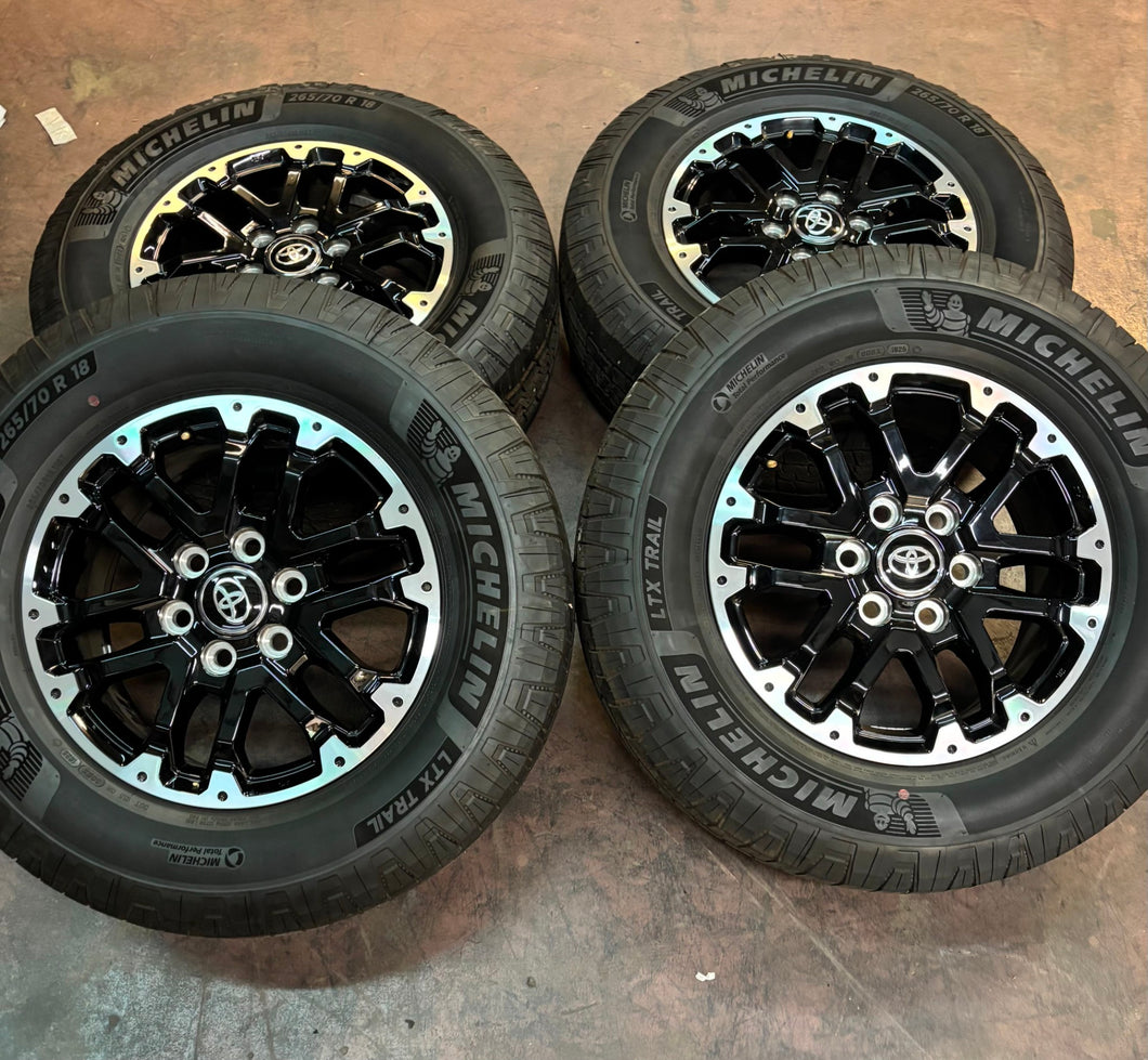 Set of Lightly Used OE '22-'25 Toyota Tundra 18