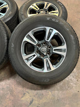 Load image into Gallery viewer, Set of 4 Used OEM &#39;05-&#39;23 Toyota Tacoma 17&quot; Wheels 265/70R17 Toyo A30 Tires LT
