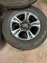Load image into Gallery viewer, Set of 4 Used OEM &#39;05-&#39;23 Toyota Tacoma 17&quot; Wheels 265/70R17 Toyo A30 Tires LT
