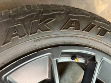 Load image into Gallery viewer, Set of 4 Used &#39;22-&#39;25 Toyota Tundra TRD Black 20&quot; Rims 265/60R20 Falken AT3W LT
