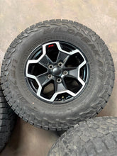 Load image into Gallery viewer, Set of 4 Used &#39;07-&#39;25 Jeep Wrangler Gladiator 17&quot; Rims 285/70R17 Falken A/T LT
