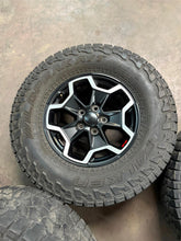 Load image into Gallery viewer, Set of 4 Used &#39;07-&#39;25 Jeep Wrangler Gladiator 17&quot; Rims 285/70R17 Falken A/T LT
