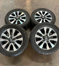 Load image into Gallery viewer, Set of Four OEM Used 20&quot; &#39;07-&#39;21 Toyota Tundra Wheels on 275/55R20 Cooper AT3 LT
