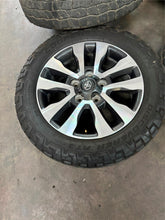 Load image into Gallery viewer, Set of Four OEM Used 20&quot; &#39;07-&#39;21 Toyota Tundra Wheels on 275/55R20 Cooper AT3 LT
