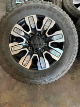 Load image into Gallery viewer, Set of 4 Used OE &#39;11-&#39;25 GMC 2500 Denali Ultimate Rims 275/65R20 Goodyear LRE LT
