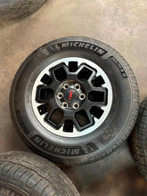 Load image into Gallery viewer, Set of OEM &#39;24-&#39;25 Toyota Tacoma 18&quot; TRD Rims on 265/70R18 Michelin LTX Trail LT
