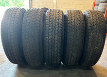 Load image into Gallery viewer, Set of 5 Lightly Used OEM &#39;21-&#39;25 Ford Bronco Black &amp; Milled Wheels 255/70R18 LT

