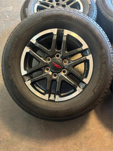 Load image into Gallery viewer, Set of 4 Lightly Used OEM &#39;24-&#39;25 Toyota Tacoma TRD Wheels 265/65R18 Michelin LT
