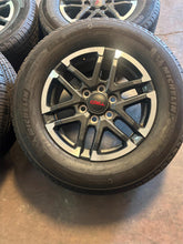 Load image into Gallery viewer, Set of 4 Lightly Used OEM &#39;24-&#39;25 Toyota Tacoma TRD Wheels 265/65R18 Michelin LT
