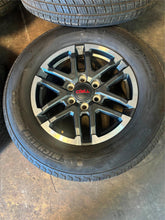Load image into Gallery viewer, Set of 4 Lightly Used OEM &#39;24-&#39;25 Toyota Tacoma TRD Wheels 265/65R18 Michelin LT
