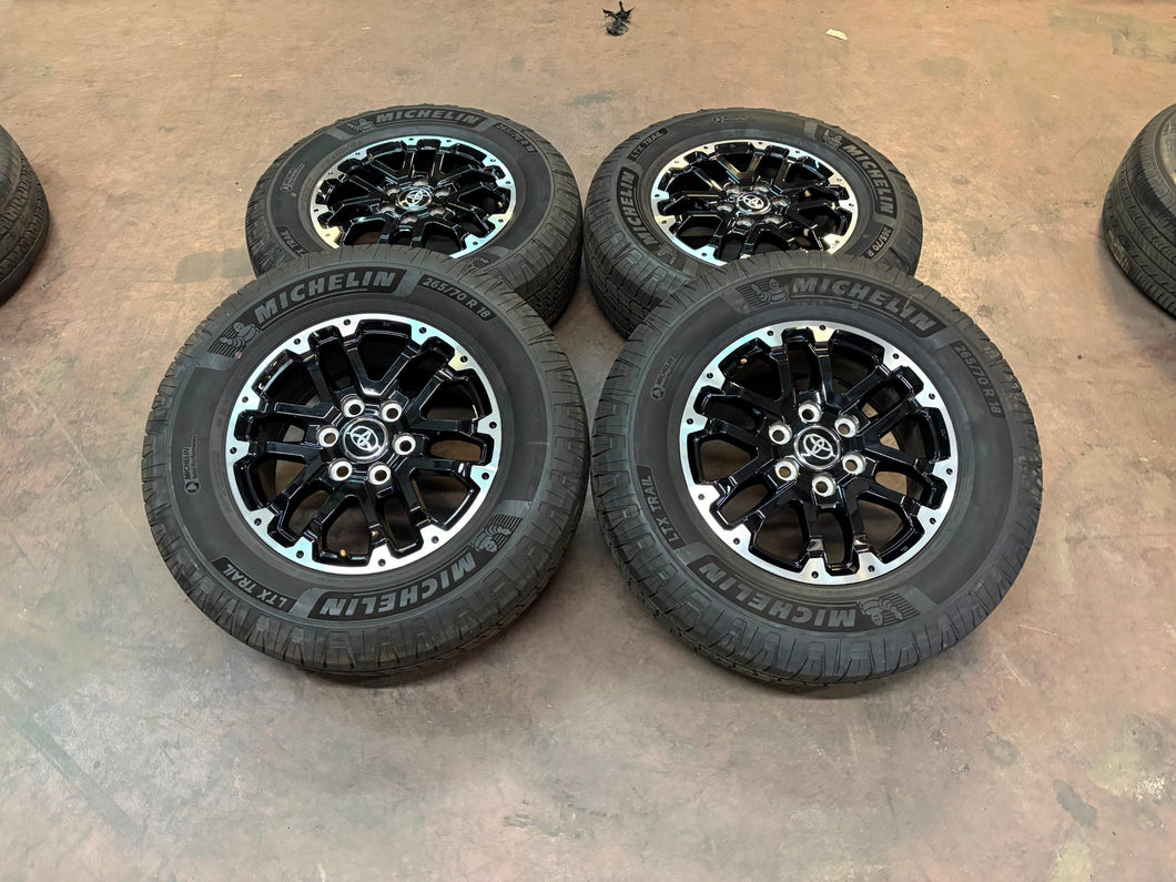 Set of 4 OEM Takeoff '22-'25 Toyota Tundra 18